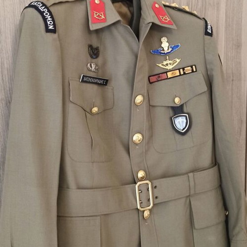 Summer Service Tunic 8G Africana Colonel Greek Army Special Forces like new