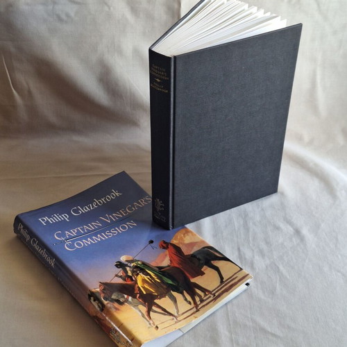Philip Glazebrook Captain Vinegar's Commission hardcover book like new, English