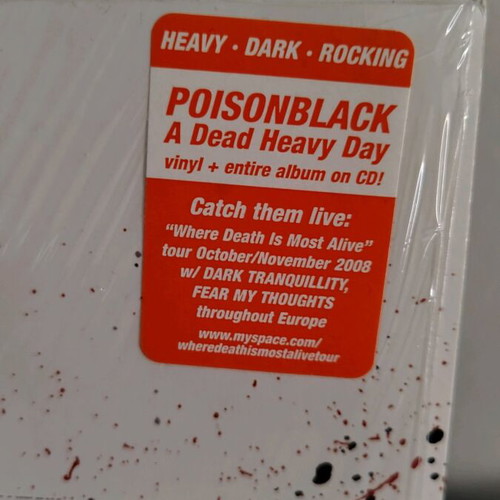 Poisonblack A Dead Heavy Day LP+CD like new