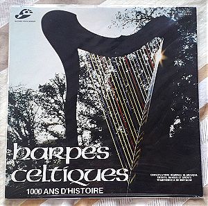Harpes Celtiques 1000 Ans D'Histore, Bretagne Cr 8701, 1987, Lp, Celtic harp,   Κέλτικη Μουσική