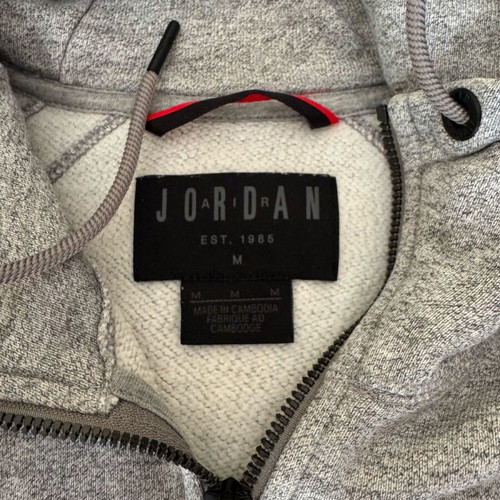 Jordan jacket gray size Medium like new