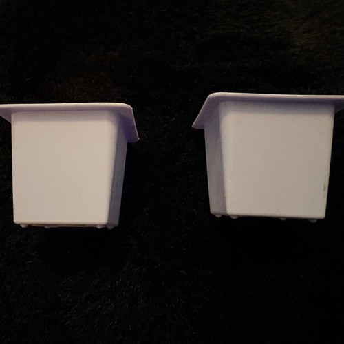 Vintage Tupperware ice cube molds set of 2 used
