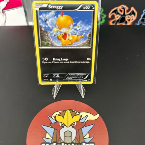 Scraggy κάρτα Pokémon μεταχειρισμένη, Dark Explorers 67/108 common