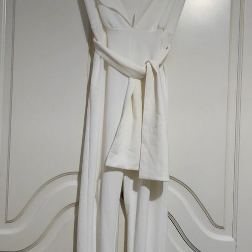 Mya one-piece jumpsuit new, white, size S