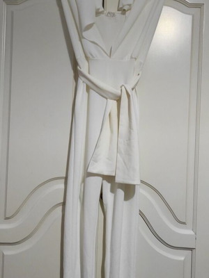 Mya one-piece jumpsuit new, white, size S