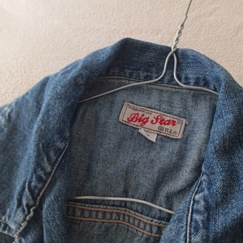 Big Star Denim Button-Up Dress Small Used, Blue