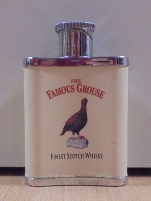 Famous Grouse scotch whisky διαφημιστικός αναπτήρας σε σχήμα φλασκιού μεταχειρισμένος