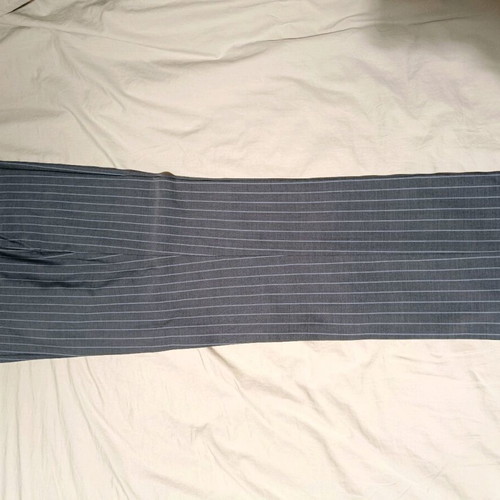 Prince Oliver three-piece suit, gray pinstripe