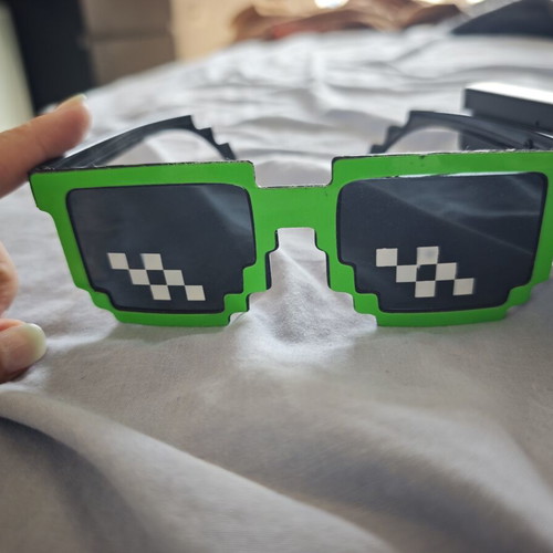 Julbo green party glasses like new with batteries