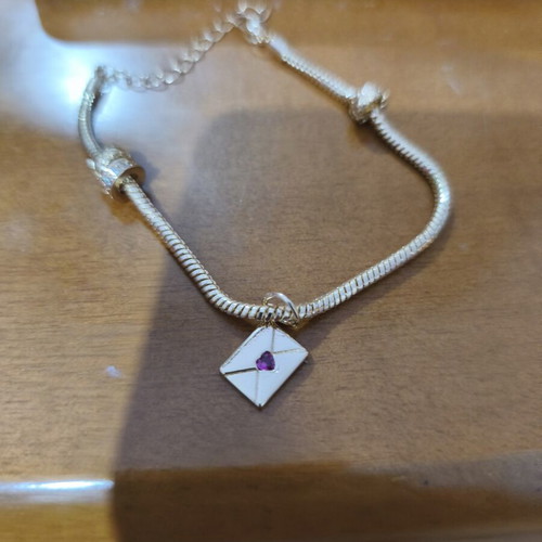 Anklet gold color, size 23, new