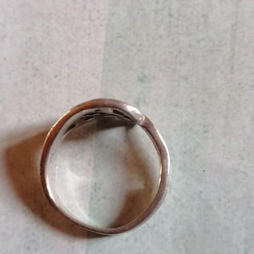 Silver 925 ring vintage spiral openwork new no 54 (US 6.75)