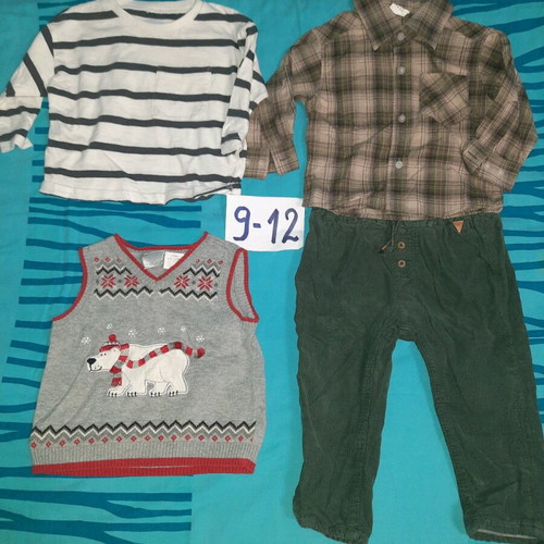 Boys' clothes pack size 74-80 like new, 20 colorful pieces