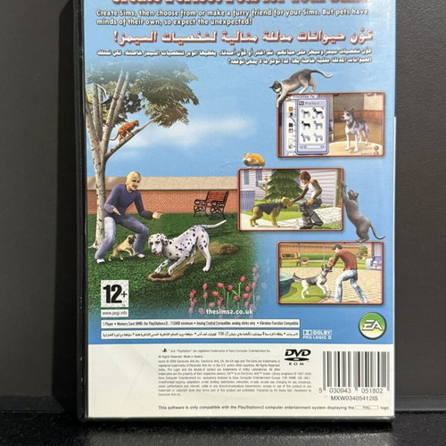 The Sims 2 Pets PlayStation 2 game used