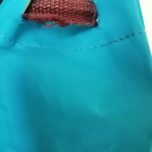 Longchamp le pliage backpack used blue turquoise