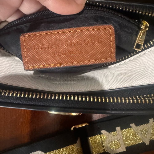 Marc Jacobs camera bag like new, white and brown