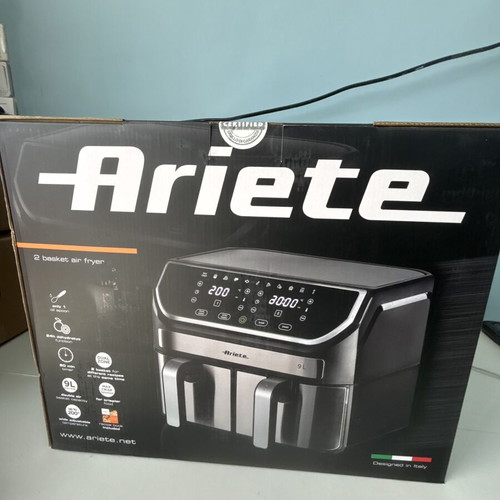 Ariete Air Fryer Dual Metal 4625 2100W 9L New