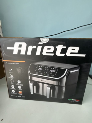Ariete Air Fryer Dual Metal 4625 2100W 9L New