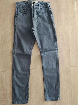 Zara boys' gray denim pants size 7-8 years like new