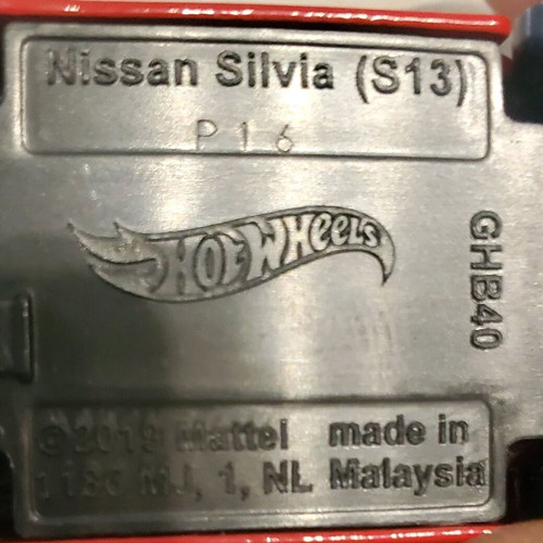 Hot Wheels 2020 Nissan Silvia (S13) like new