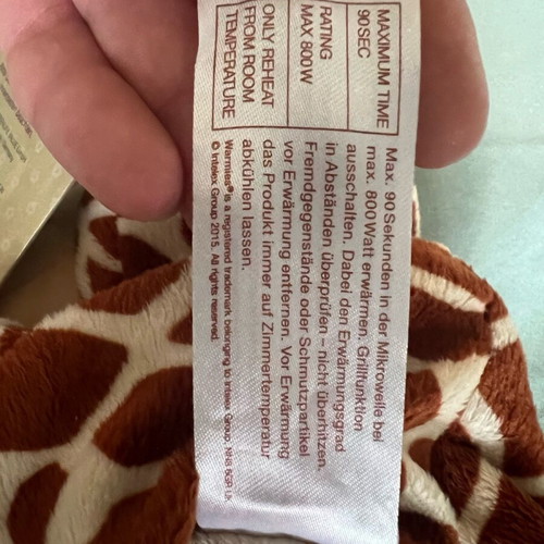 Warmies plush heating pad new