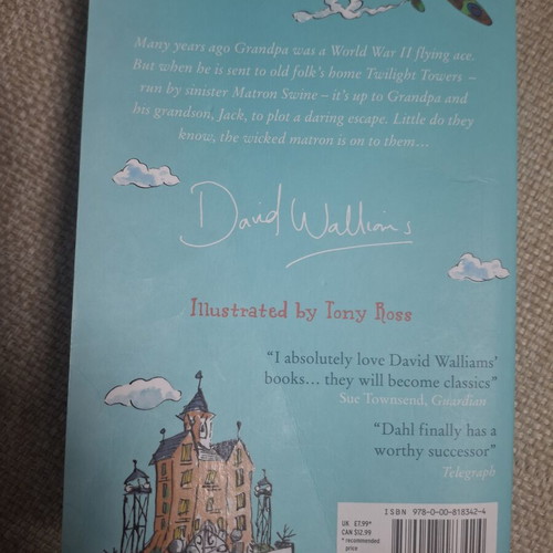 Grandpa's Great Escape book by David Walliams, English paperback