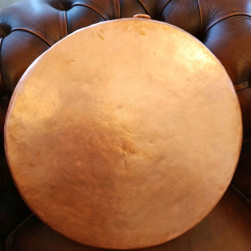 Copper Heavy Handcrafted Hammered Tray like new, Epirus
