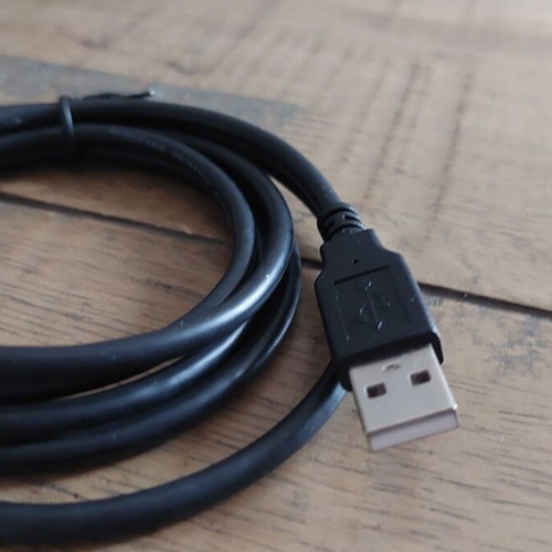 USB Type-A (male) to USB Type-B (male) peripheral connection cable (printer cable)