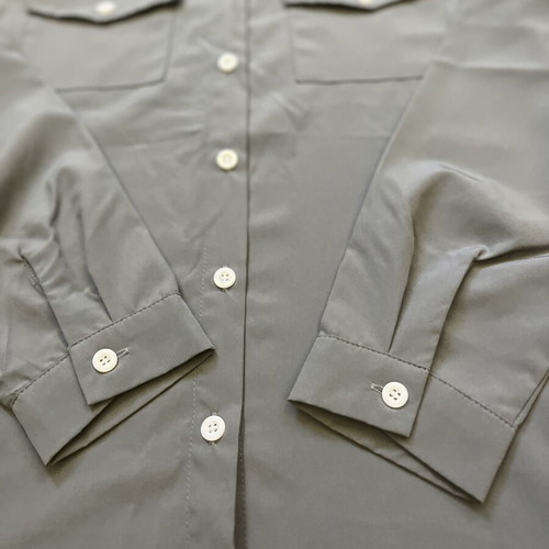 Women's Shirt gray size Small new, polyester blend