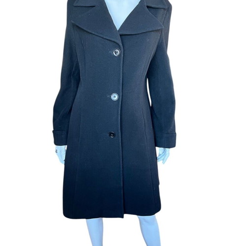 Ralph Lauren women's black coat like new, size L