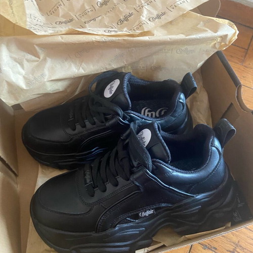 Buffalo Galactica black sneakers new, size 37