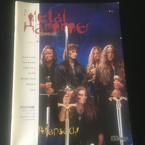 Metal Hammer Benelux #1 2000 magazine like new