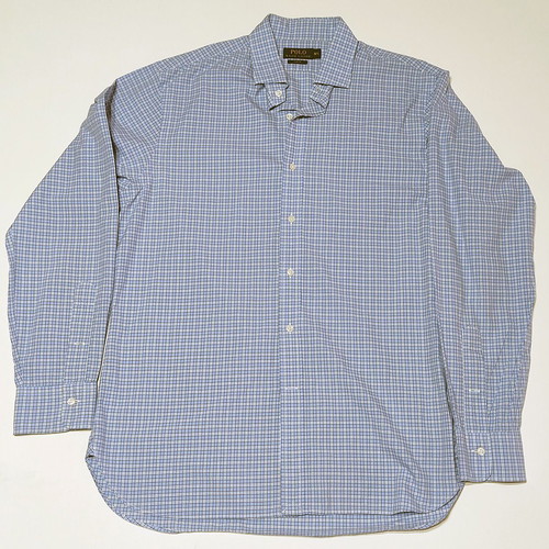 3 Men's Shirts Polo Ralph Lauren, Tommy Hilfiger, Versace used, size Large