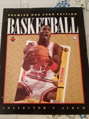 NBA Upper Deck 1992 Premier Euro Edition Collectors Album like new