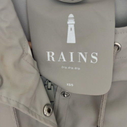 Rain raincoat like new, waterproof grey