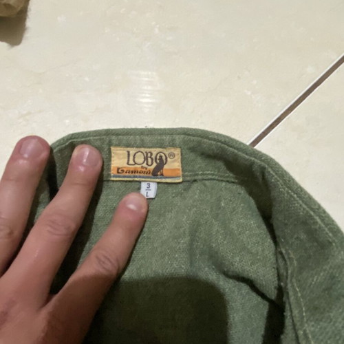 Men's shirt used size L khaki