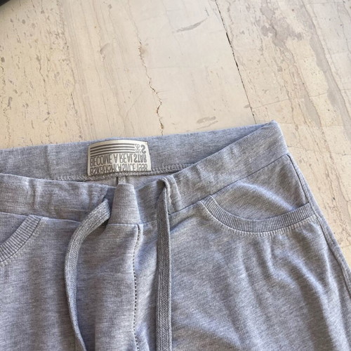Bershka flared sweatpants gray like new