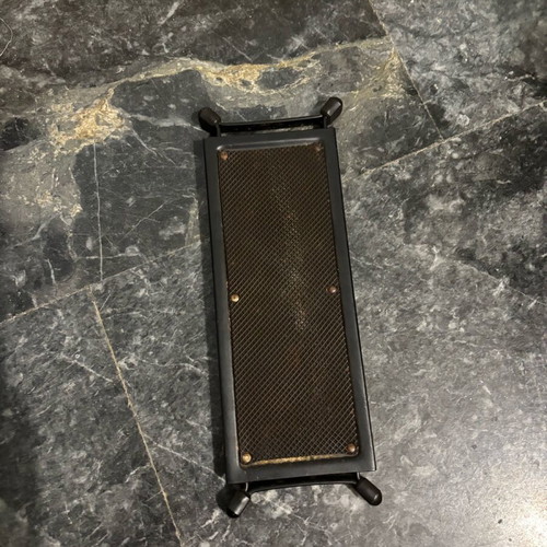 Music stand, guitar floor stand and guitar footrest used