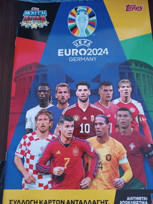Topps EURO 2024 Match Attax album like new, empty
