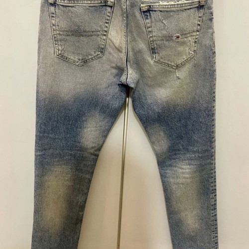 Tommy Jeans men's W29 blue faded with patches, like new