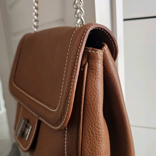 Buti leather shoulder bag like new, brown