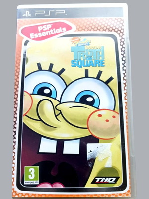 Playstation PSP Game SpongeBob's Truth or Square used