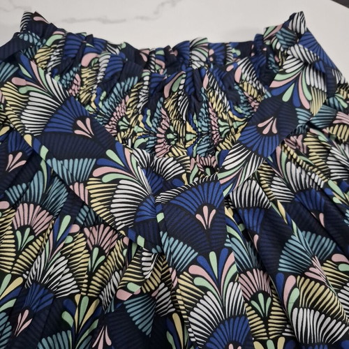 Airisa Pleated Culottes with Abstract Print like new, medium/large