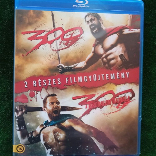 Blu-Ray 300 2006 and 300 Rise of an Empire 2014 new with Greek subtitles