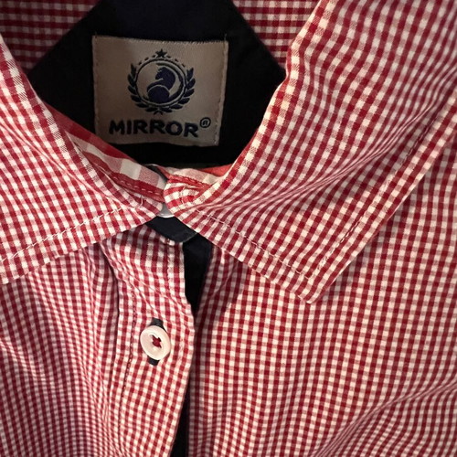 Mirror checked shirt used, size S