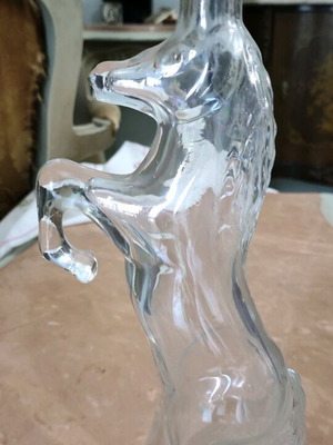Vintage empty liquor bottle like new