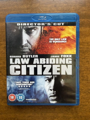 Law Abiding Citizen Blu-ray like new with English subtitles