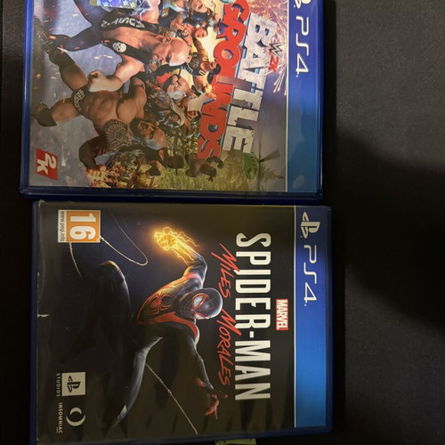 Spider-Man Miles Morales and WWE Battle Grounds PS4 games