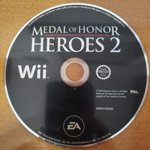 Medal of Honor Heroes 2 Wii used, European edition