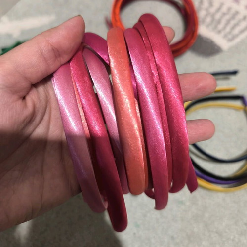 Headbands in various colors new, pack of 40