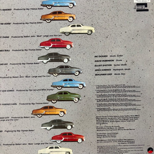 The Cars Greatest Hits vinyl near mint, rock